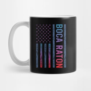 Blue Red Flag - Boca Raton Mug